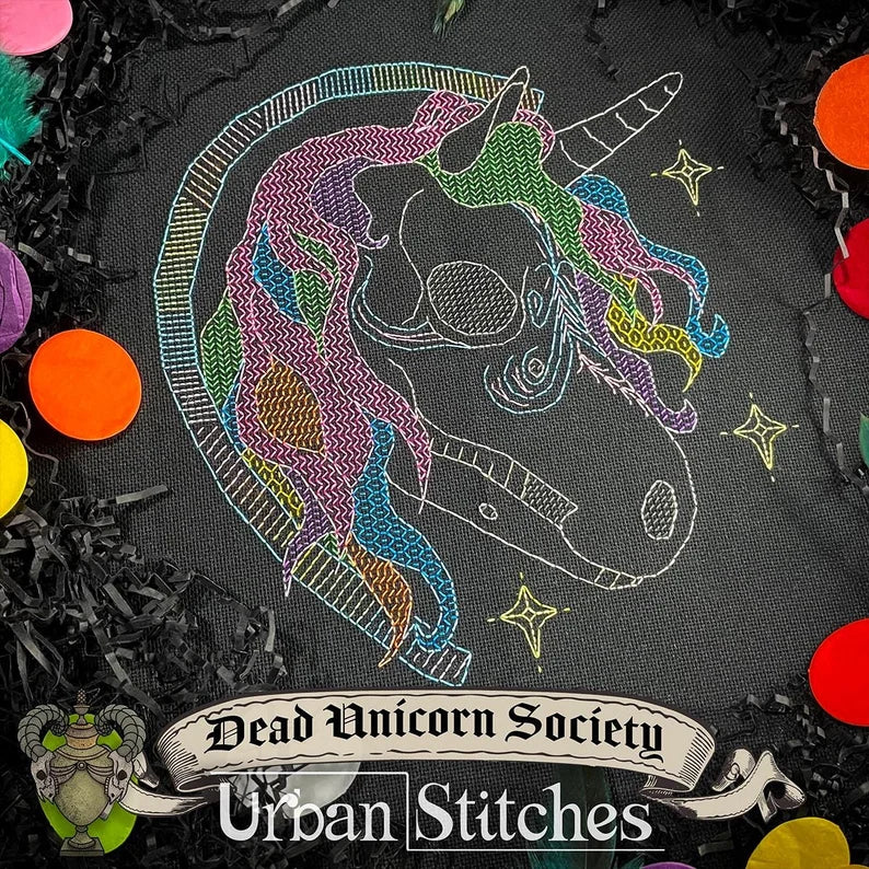 Dead Unicorn Society - Urban Stitches - Cross Stitch Pattern