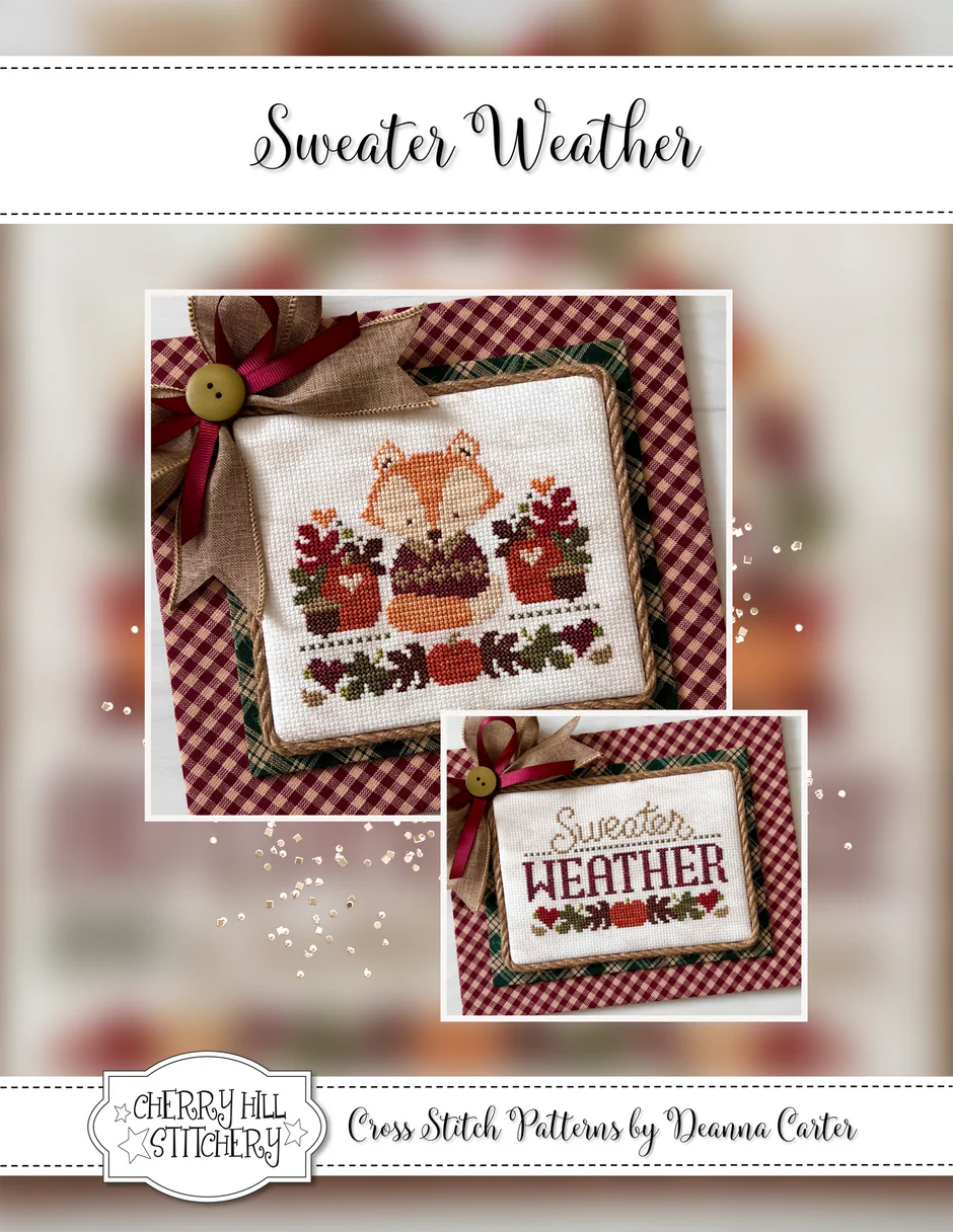 Sweater Weather - Cherry Hill Stitchery - Cross Stitch Patterns