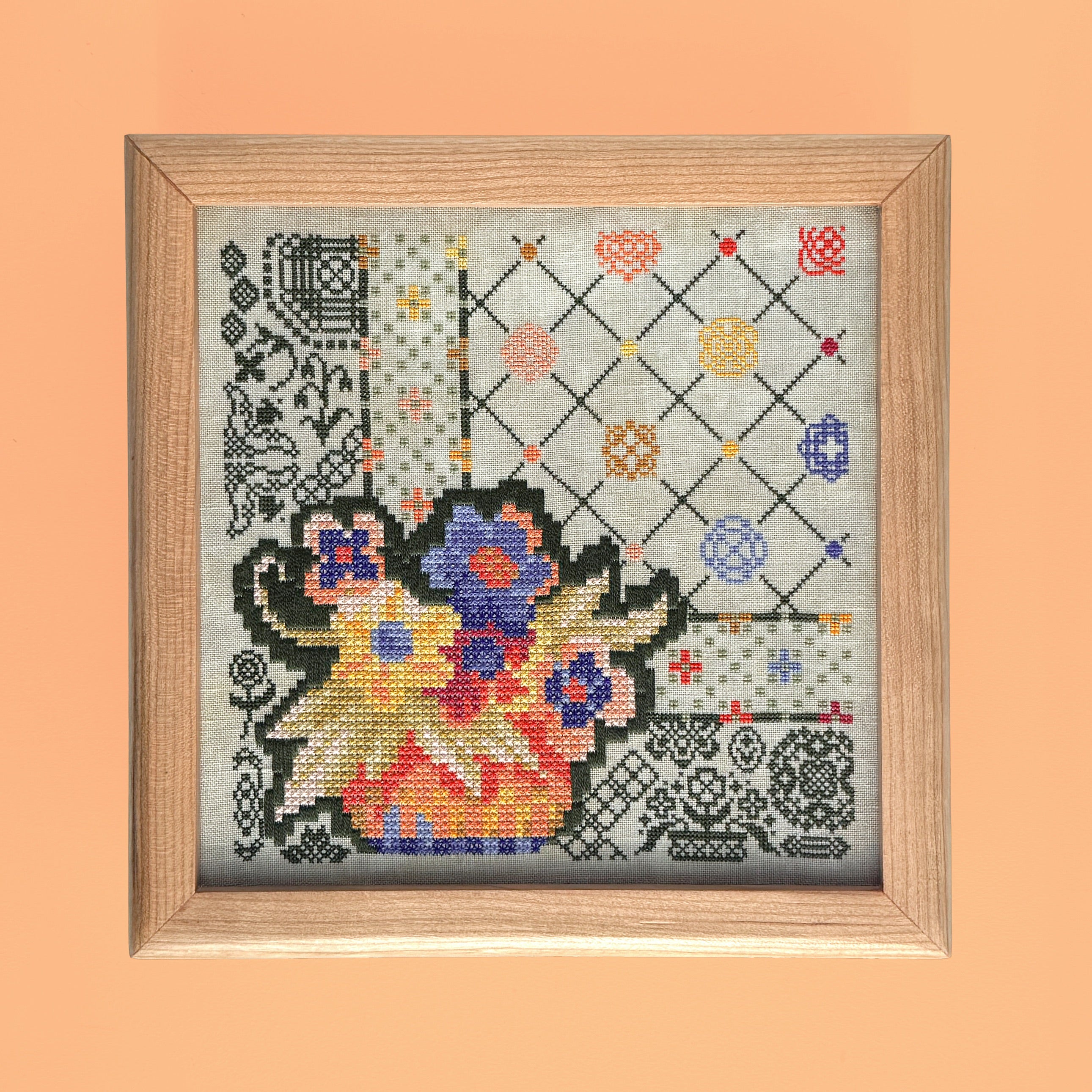 Linoleum Rug - JEDxStitch - Cross Stitch Pattern [Needlework Marketplace 2025]
