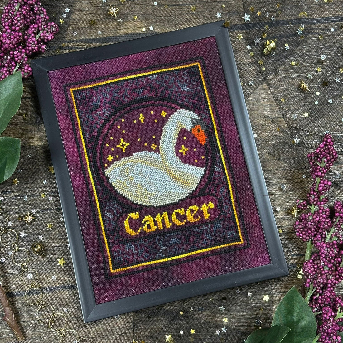 Plum Hallowed 32 ct Linen - Fiberlicious Yummy Fibers [Needlework Marketplace 2025]