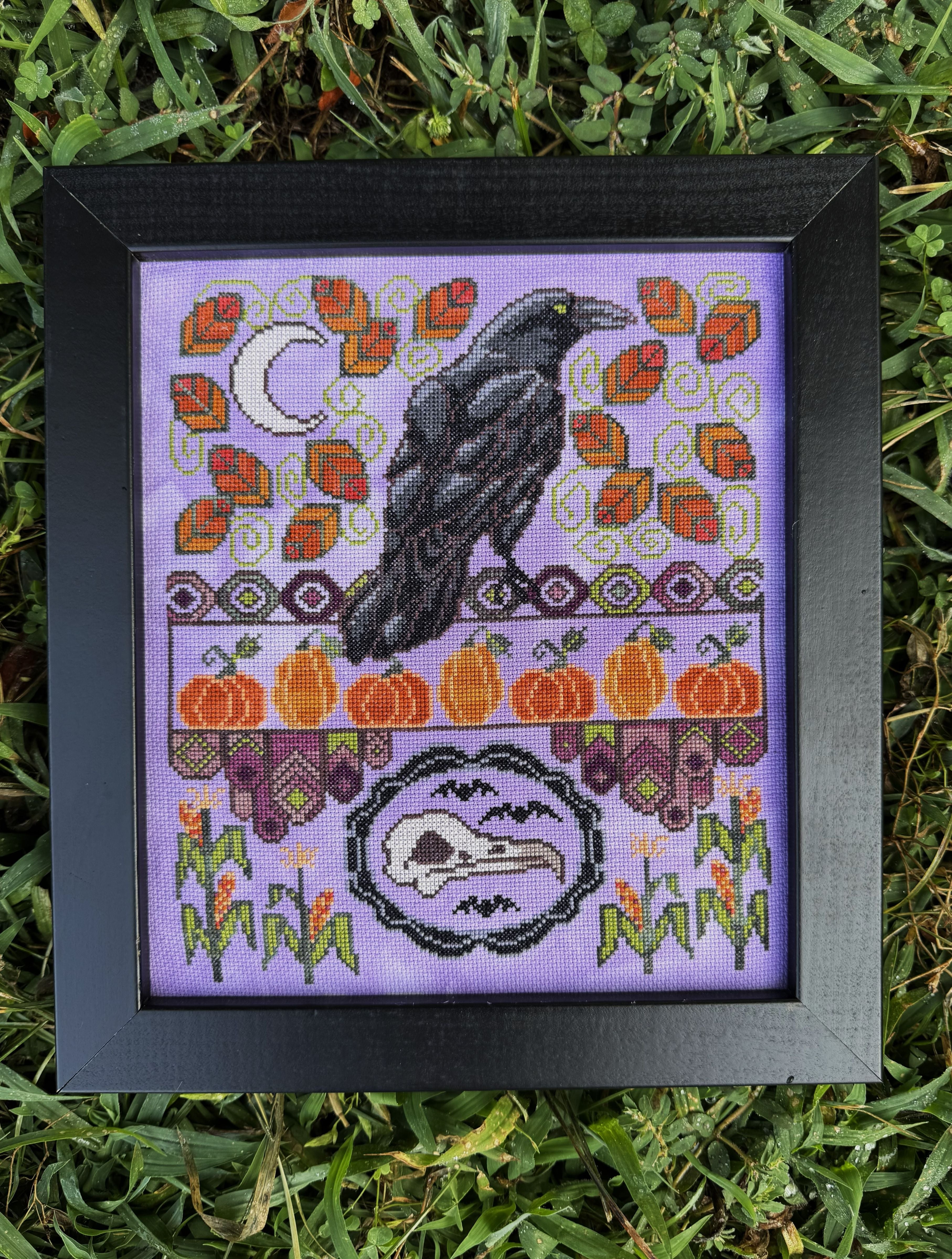 Autumn Raven - The Marigold Needle - Cross Stitch Pattern [Needlework Marketplace 2026]