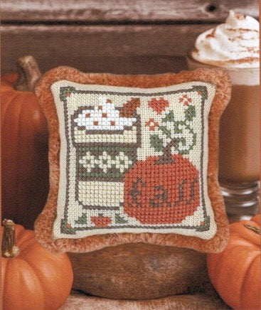 Fall Latte - Textilly Crafts - Cross Stitch Pattern