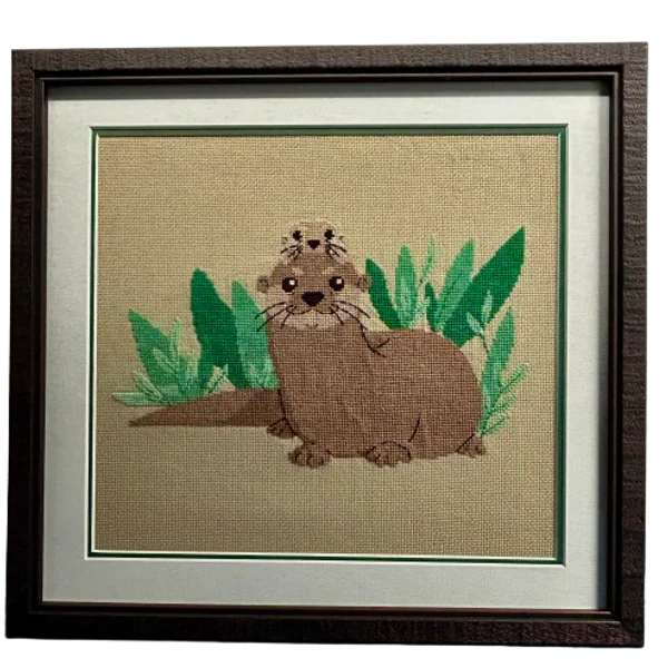 Otter Family - The Stitchin' Kitten - Cross Stitch Pattern [Needlework Marketplace 2024]