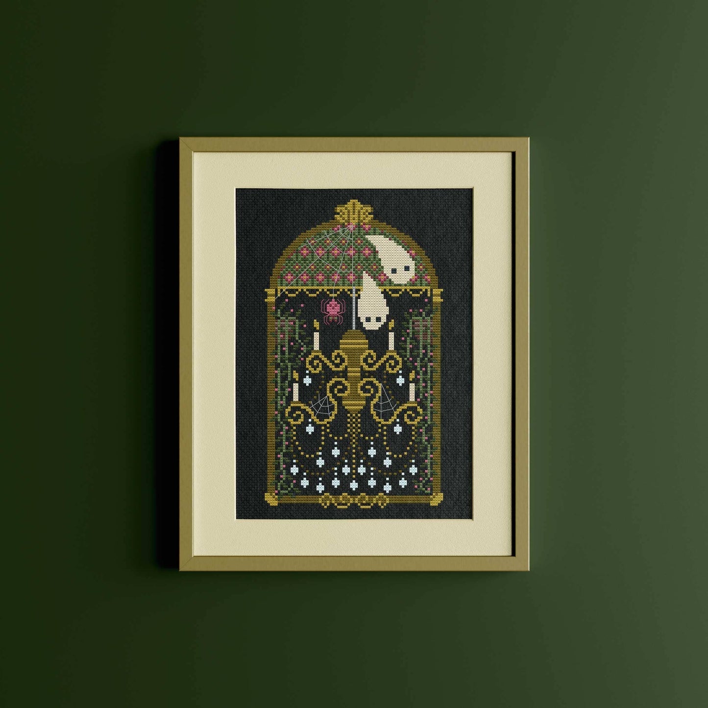 Haunted Manor 3 - The Chandelier - Una Buena Pieza - Cross Stitch Pattern