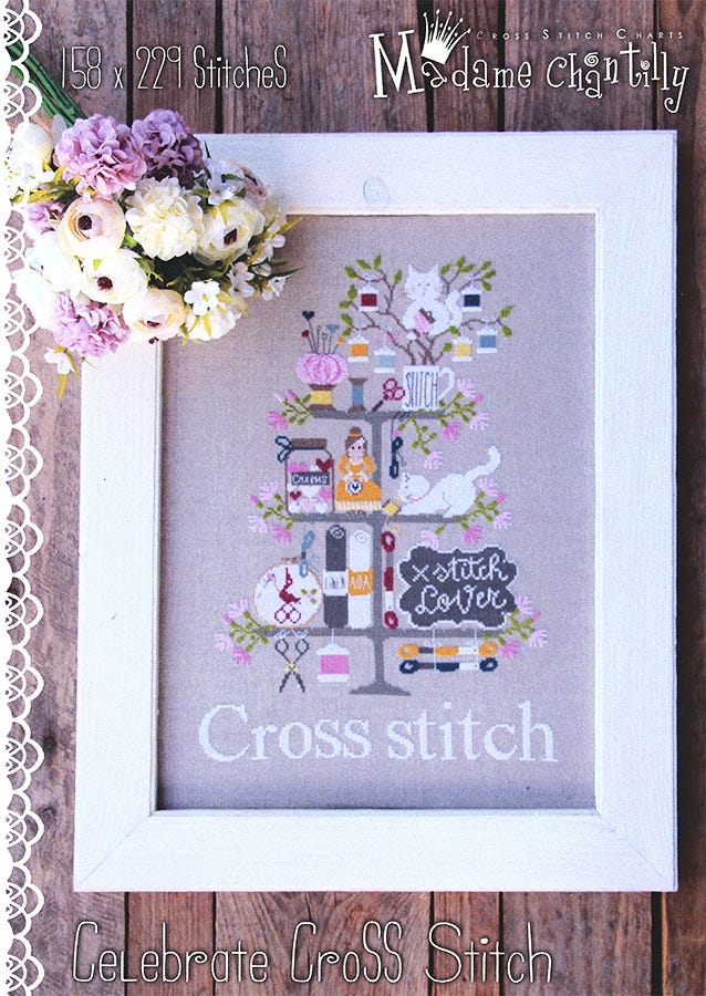Celebrate Cross Stitch - Madame Chantilly - Cross Stitch Pattern