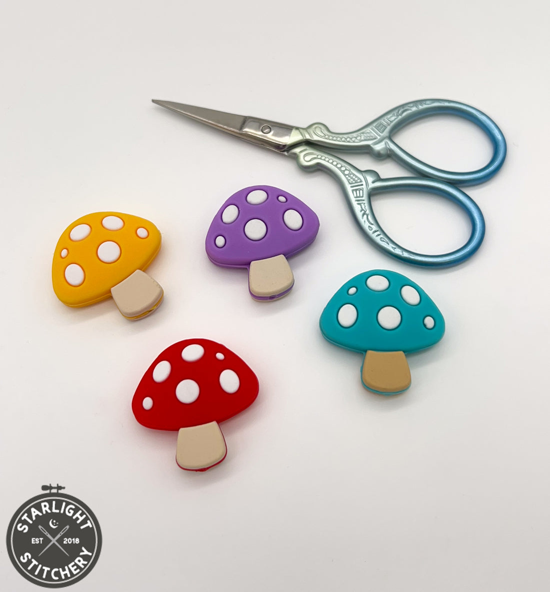 Mushroom Point Protectors for Embroidery Scissors - Cross Stitch Notions