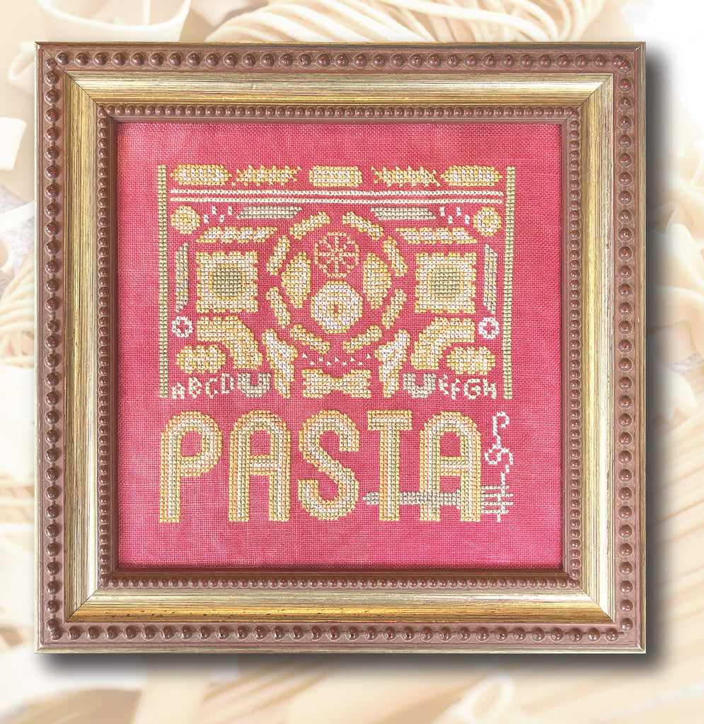 Arranging Pasta - Ink Circles - Cross Stitch Pattern