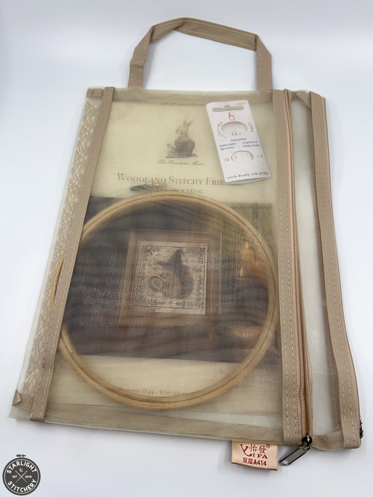 Muted Project Bags - Cross Stitch Notions