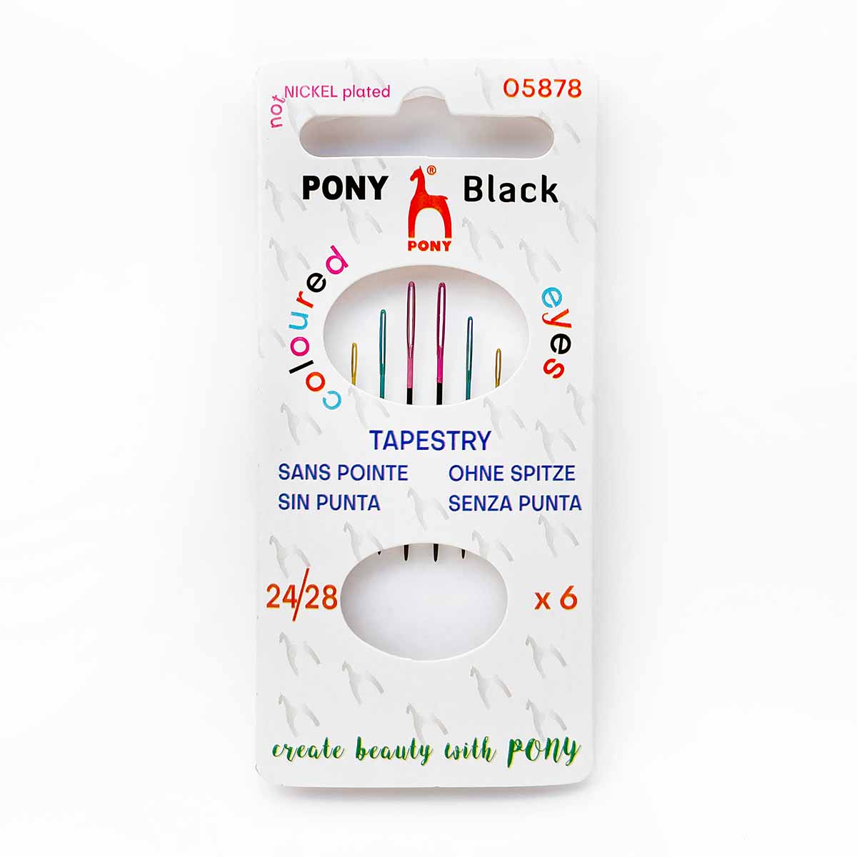 Pony Black Hypoallergenic Tapestry Needle