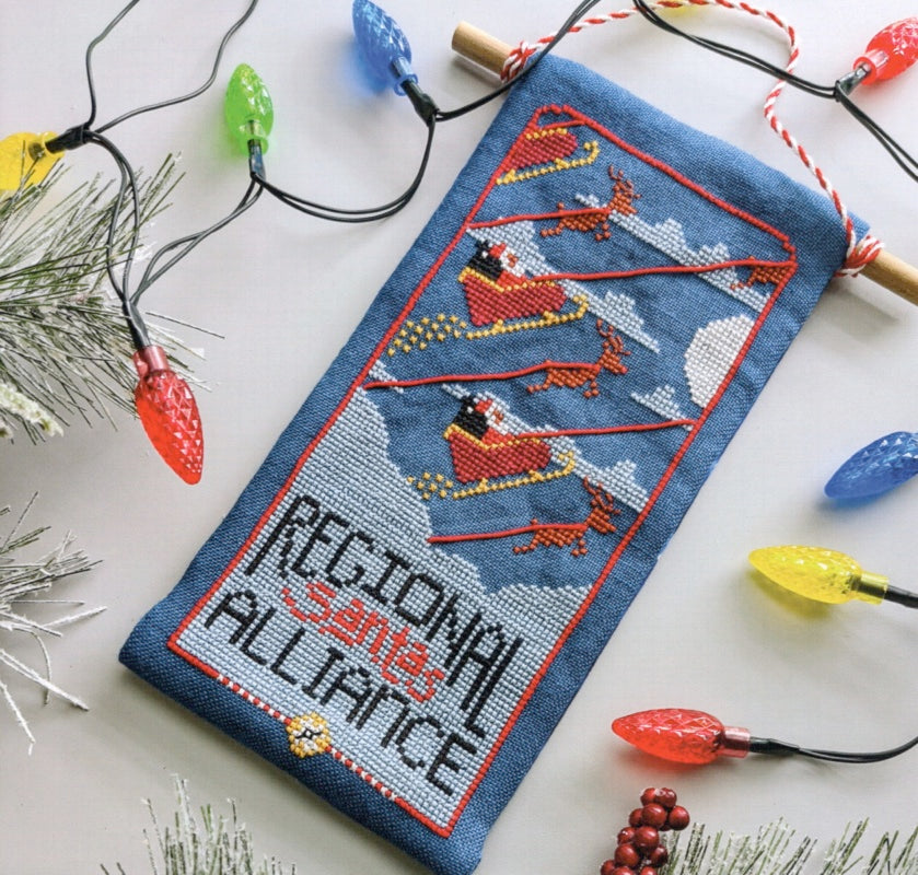 Regional Santas Alliance - Shaded Stitchery - Cross Stitch Pattern