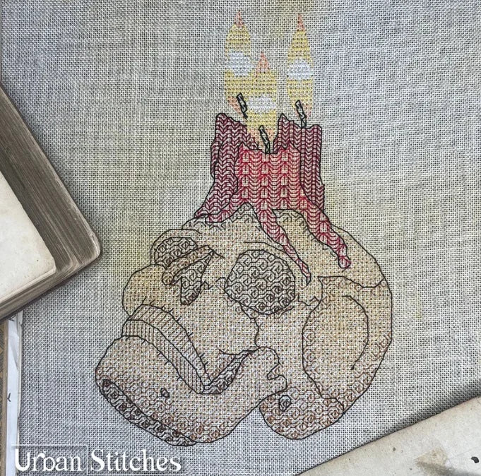Dark Academia - Urban Stitches - Cross Stitch Pattern