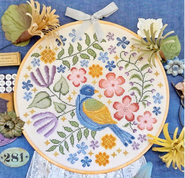 Secret Garden - Hello from Liz Mathews - Cross Stitch Pattern