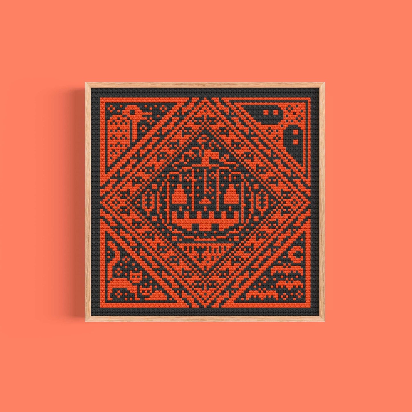 Spooky Fall Sampler - Una Buena Pieza - Cross Stitch Pattern