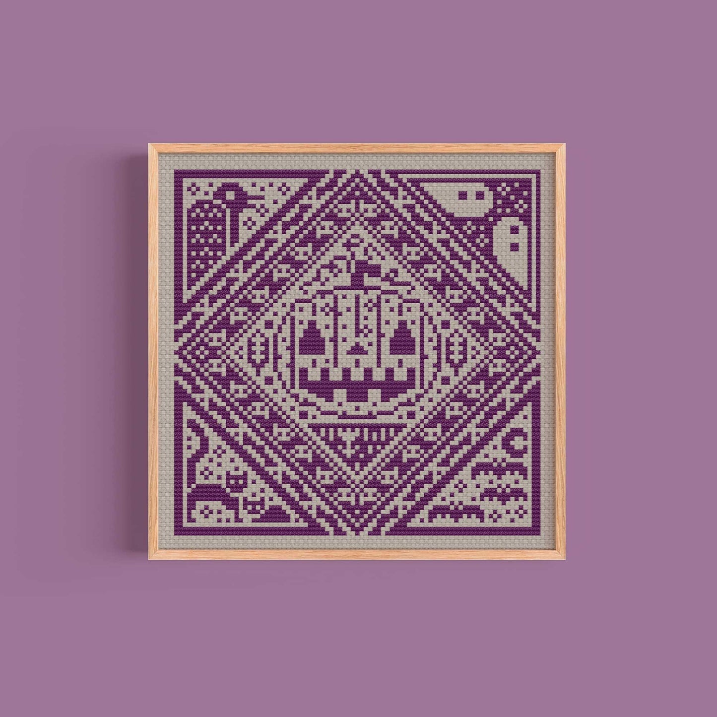 Spooky Fall Sampler - Una Buena Pieza - Cross Stitch Pattern