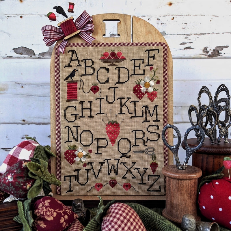 Strawberry Alphabet Sampler - PuntiniPuntini - Cross Stitch Pattern [Nashville 2026]