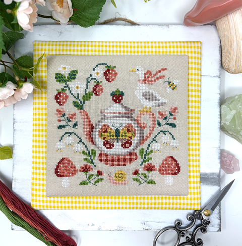 The Goose Teapot - Tiny Modernist - Cross Stitch Pattern [Nashville 2026]