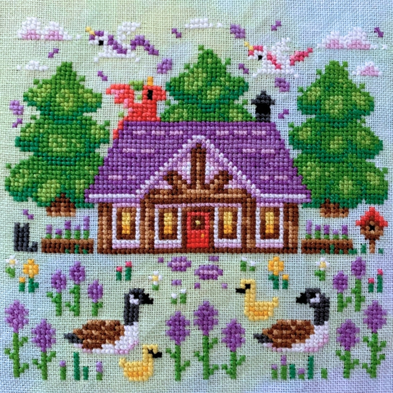 Lavender Farm - Flossy Fox Shop - Cross Stitch Pattern [Needlework Marketplace 2025]