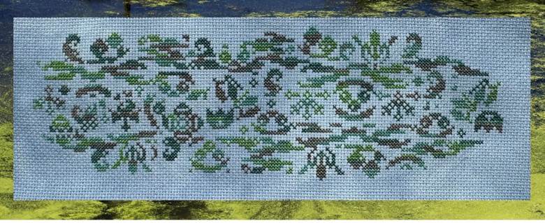 Reflections of Algae - Rebel Stitcher Designs - Cross Stitch Pattern [Needlework Marketplace 2026]