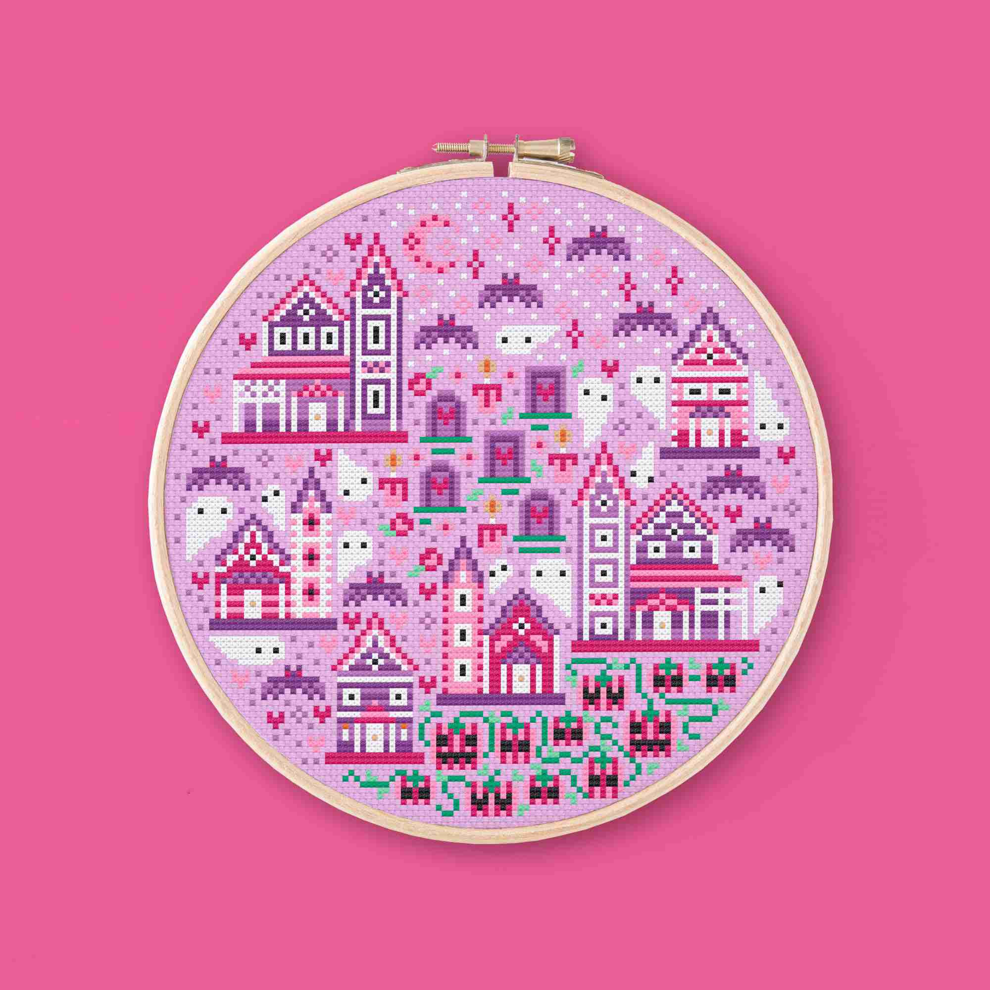 Valloween Town - Una Buena Pieza - Cross Stitch Pattern