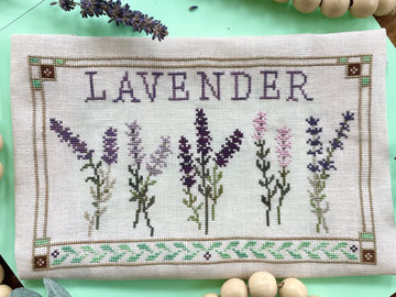 Fresh Picked Lavender - Petal Pusher - Cross Stitch Pattern