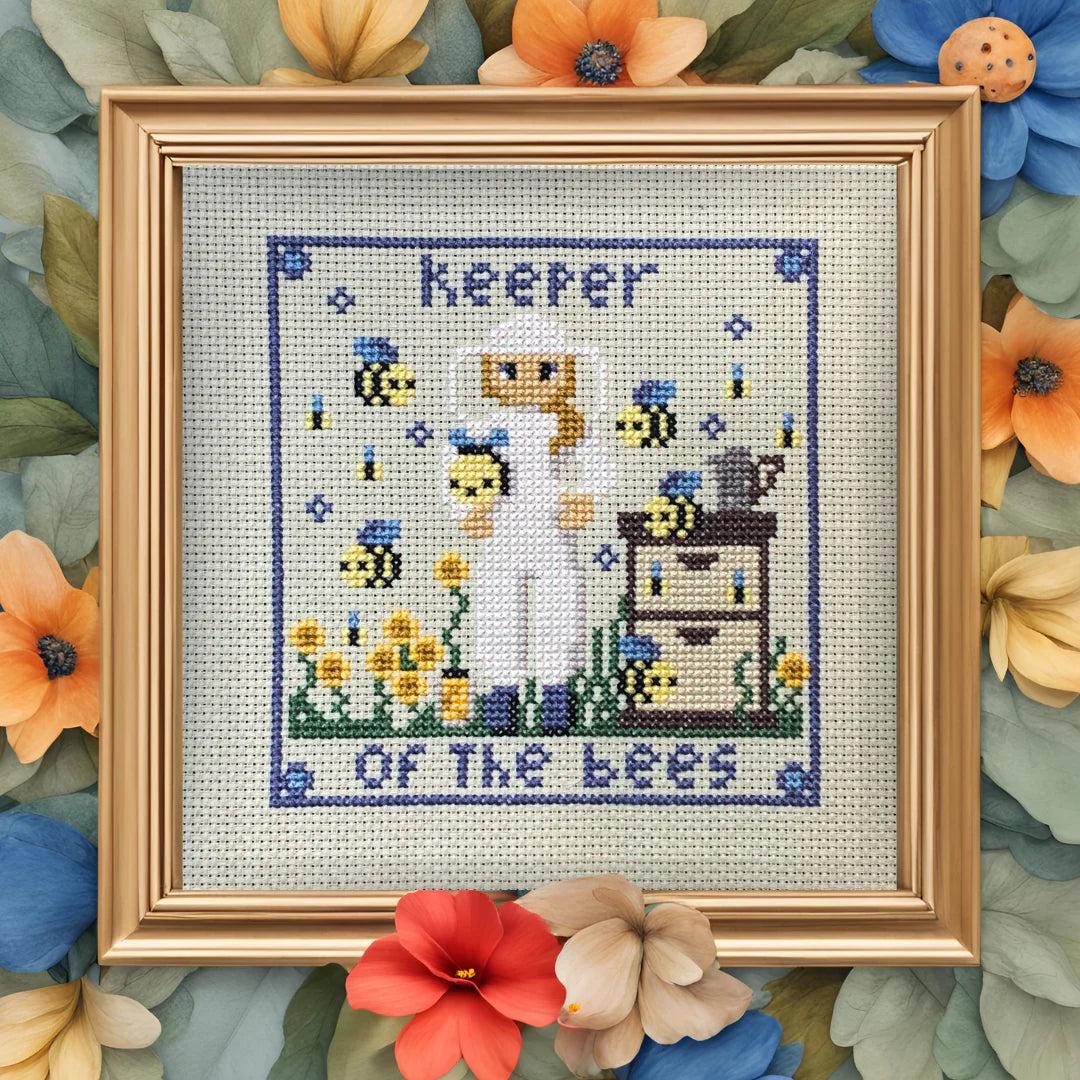 Keeper of the Bees - World on a String by Dara - Cross Stitch Pattern [Needlework Marketplace 2024]