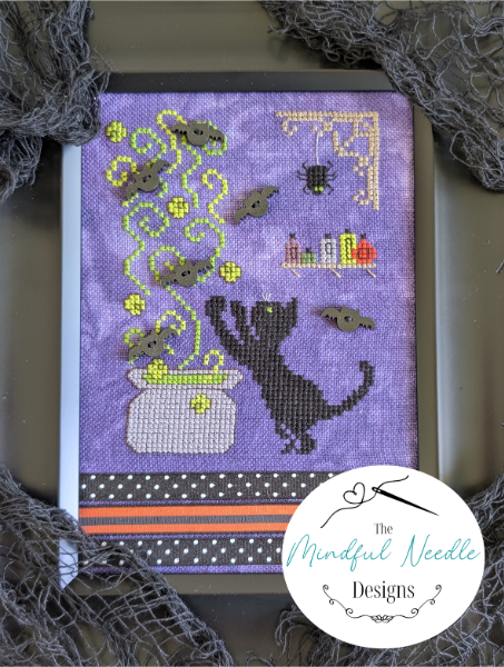 Trouble Brewing - The Mindful Needle - Cross Stitch Pattern [Needlework Marketplace 2025]