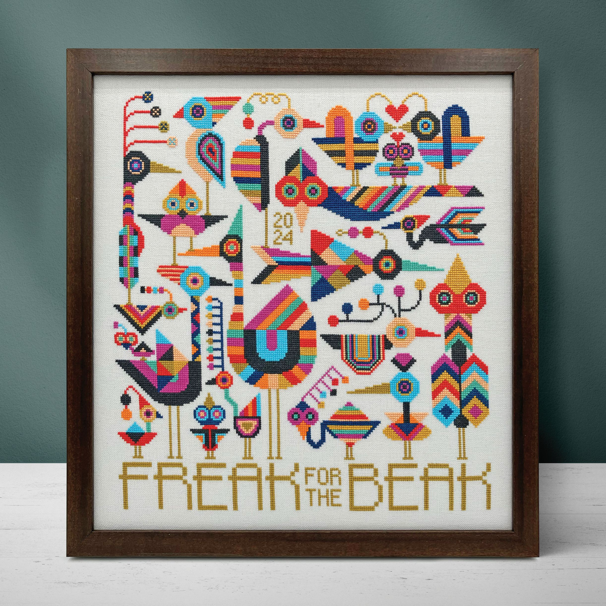 Freak for the Beak - Boomerang Stitches - Cross Stitch Pattern [Needlework Marketplace 2025]