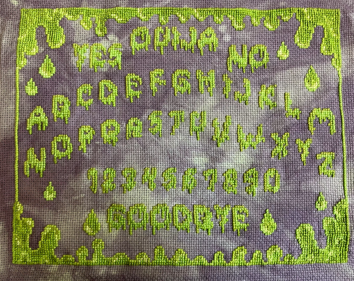 Ouija Board - Spooky Stitchin - Cross Stitch Pattern [Needlework Marketplace 2025]