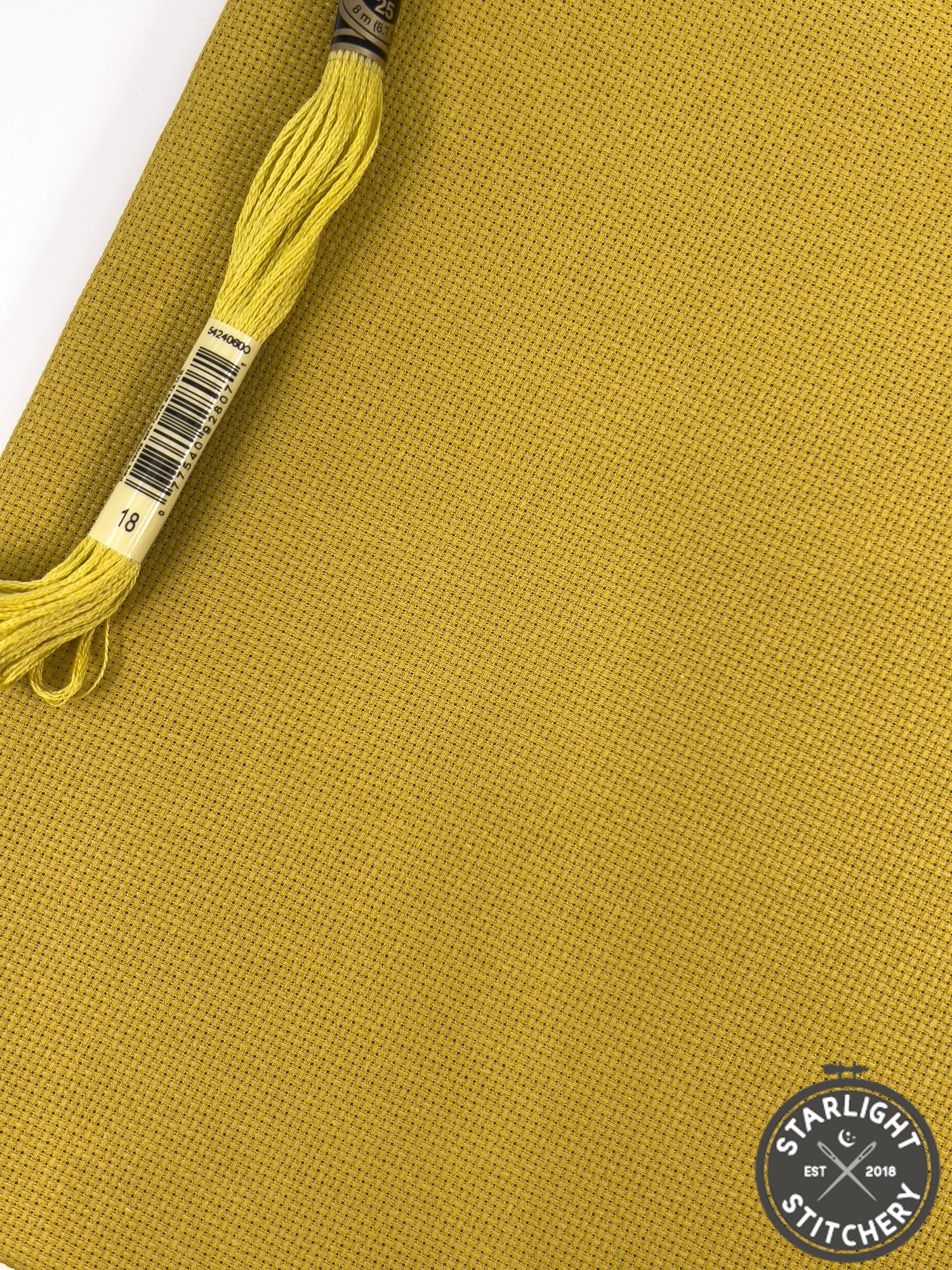 "Curry" 18 ct Aida - Zweigart - Cross Stitch Fabric