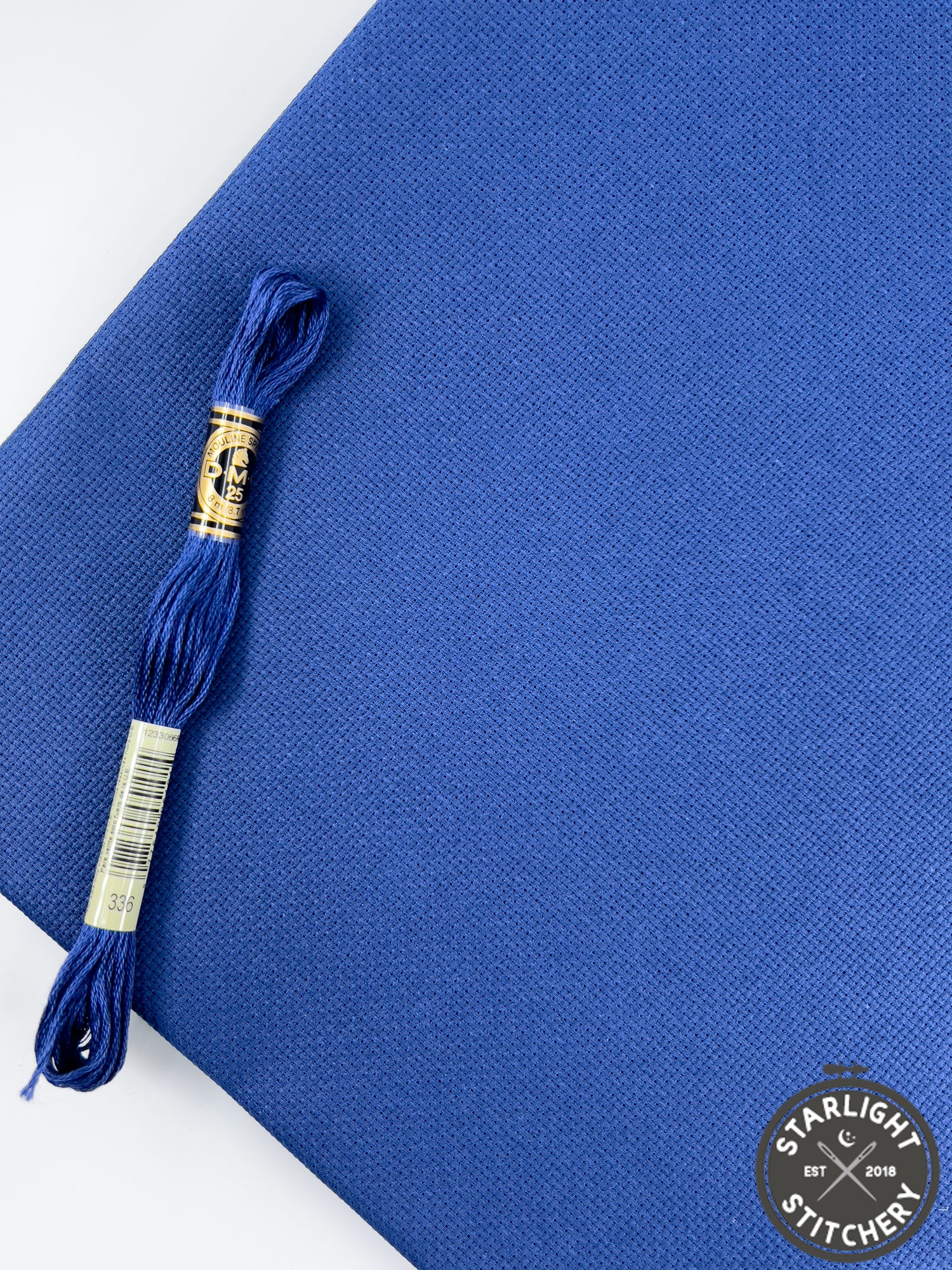 "Navy" 18 ct Aida - Zweigart - Cross Stitch Fabric