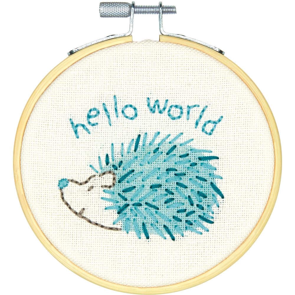 Hello Hedgehog - Dimensions - Embroidery Kit