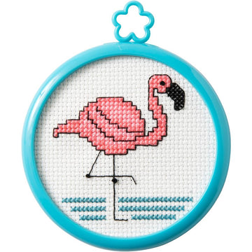 Tropical Flamingo (My 1st Stitch) - Bucilla - Cross Stitch Kit