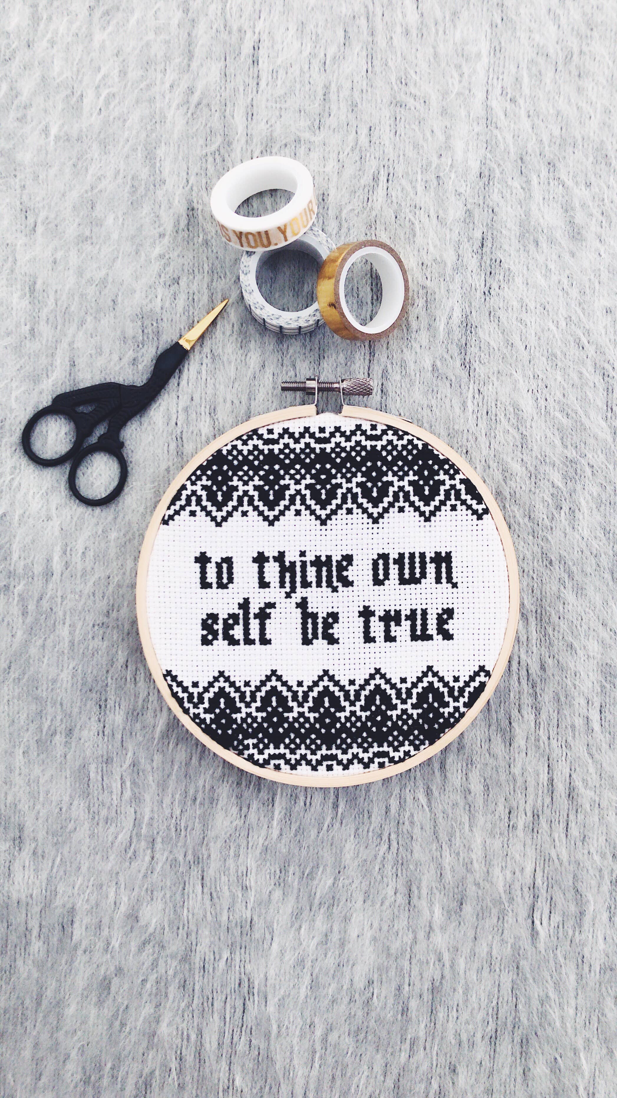 To Thine Own Self Modern - Innocent Bones - Cross Stitch Kit