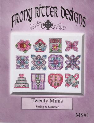 Twenty Minis: Spring & Summer - Frony Ritter Designs - Cross Stitch Pattern