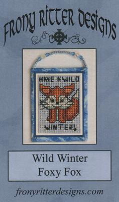 Wild Winter Foxy Fox Ornament - Frony Ritter Designs - Cross Stitch Pattern