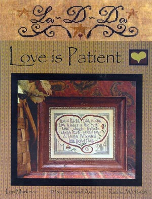 Love is Patient - La-D-Da - Cross Stitch Pattern