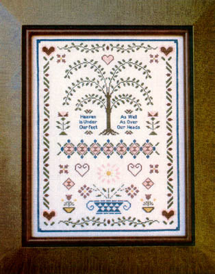 Folk Art Sampler - Milady’s Needle - Cross Stitch Pattern
