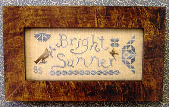 A Quaker Year: Bright Summer - Homespun Elegance - Cross Stitch Pattern