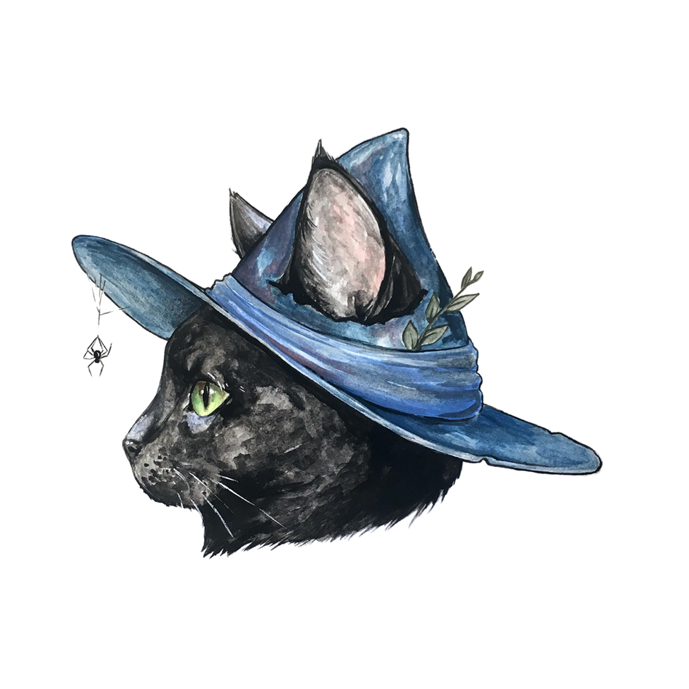Witch Cat Sticker - Big Moods
