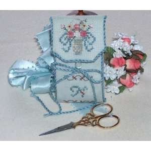 Summer Bow-Quet Scissors Case - Keepsake Stitches - Cross Stitch Pattern