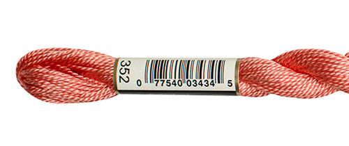 Pearl Cotton Size 5 - 352 (Light Coral) - DMC Embroidery Floss