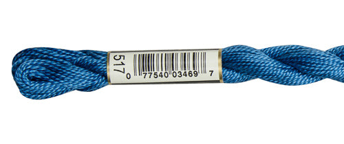 Pearl Cotton Size 5 - 517 (Dark Wedgewood) - DMC Embroidery Floss