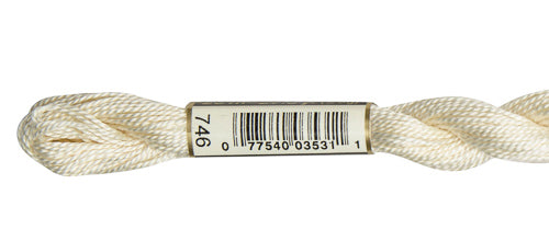 Pearl Cotton Size 5 - 746 (Off White) - DMC Embroidery Floss
