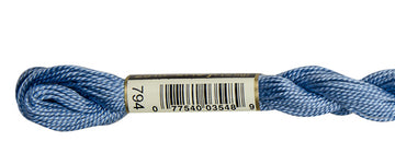 Pearl Cotton Size 5 - 794 (Light Cornflower Blue) - DMC Embroidery Floss