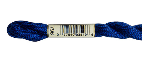 Pearl Cotton Size 5 - 796 (Dark Royal Blue) - DMC Embroidery Floss