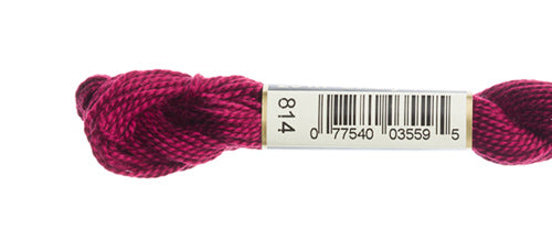 Pearl Cotton Size 5 - 814 (Dark Garnet) - DMC Embroidery Floss