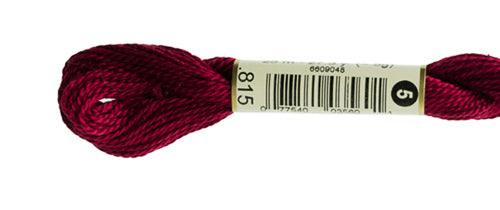 Pearl Cotton Size 5 - 815 (Medium Garnet) - DMC Embroidery Floss