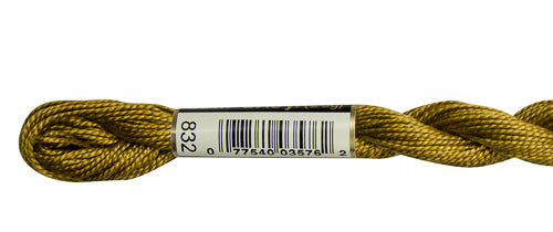 Pearl Cotton Size 5 - 832 (Golden Olive) - DMC Embroidery Floss