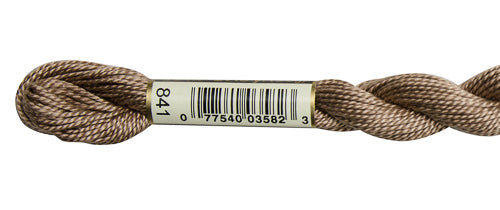 Pearl Cotton Size 5 - 841 (Light Beige Brown) - DMC Embroidery Floss