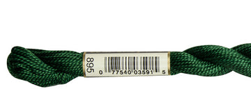 Pearl Cotton Size 5 - 895 (Very Dark Hunter Green) - DMC Embroidery Floss